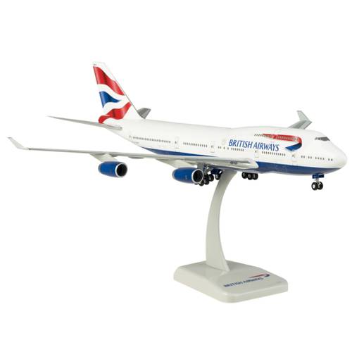مجسم الخطوط البريطانية B747-400 مقاس 1:200 بلاستيك صلب