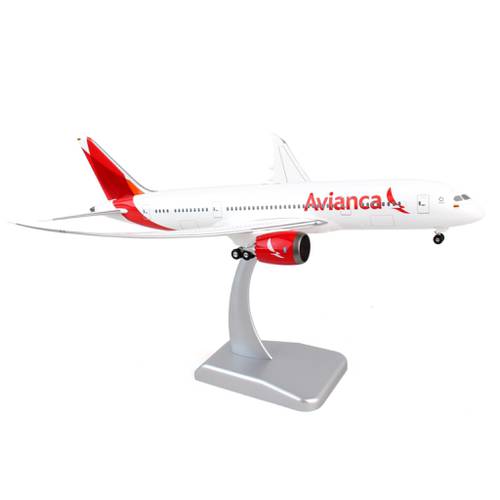مجسم طيران أفيانكا B787-8 مقاس 1:200 بلاستيك صلب