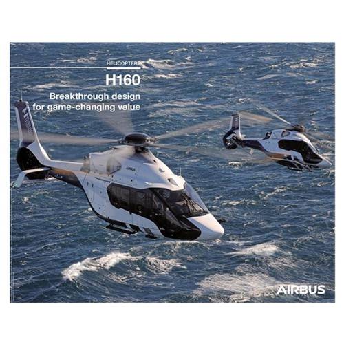 ملصق (بوستر) مروحية H160 مقاس 40x50 سم من Airbus