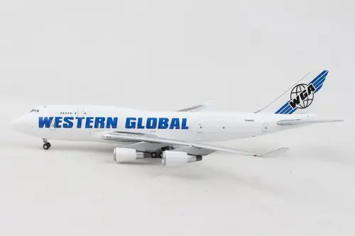Western Global Boeing 747-400BCF 1:400 Scale Diecast Model by GeminiJets [N344KD]