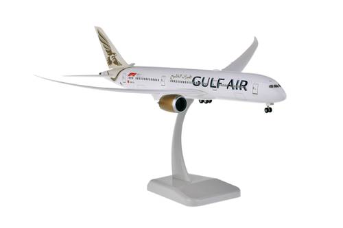 Gulf Air Boeing 787-9 1:200 Scale Model by Hogan Wings [A9C-FA]