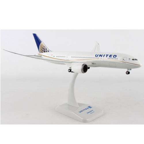 مجسم طيران يونايتد B787-8 مقاس 1:200 بلاستيك صلب