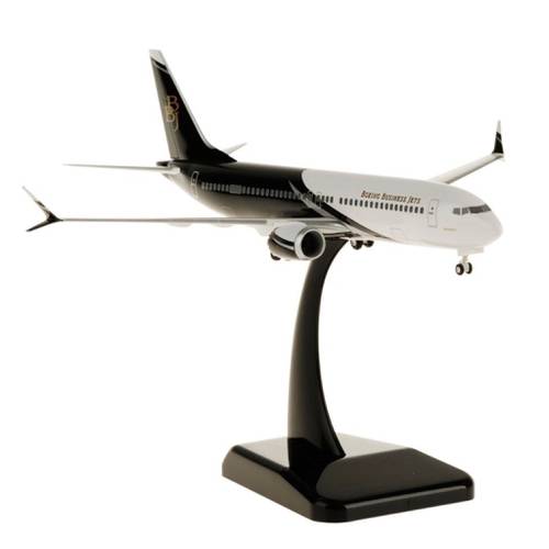 مجسم بوينغ B737-8 MAX BBJمقاس1:200بلاستيك صلب أسود