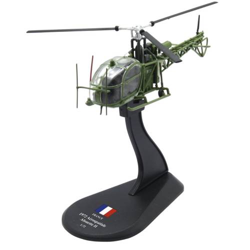 مجسم مروحية Alouette II مقاس 1:72 حديد خفيف