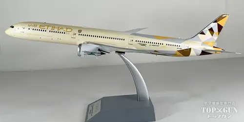 مجسم طائرة طيران الإتحاد B787-10 مقاس 1:200 حديد من InFlight200 تسجيل [A6-BMI]