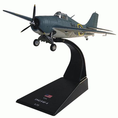 مجسم مقاتلة F4F-4 مقاس 1:72 حديد خفيف