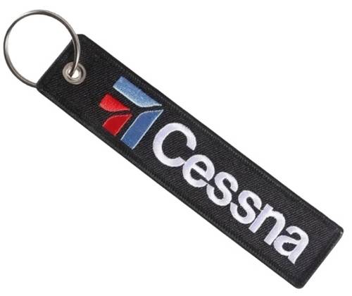 ميدالية مفاتيح بشعار سيسنا Cessna قماشية