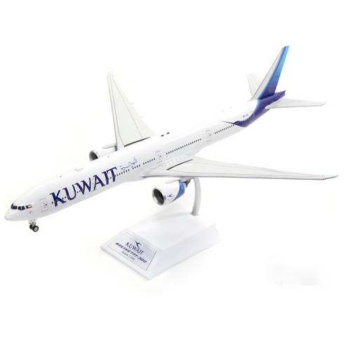 مجسم الخطوط الكويتية B777-300ER مقاس 1:200 حديدAOC