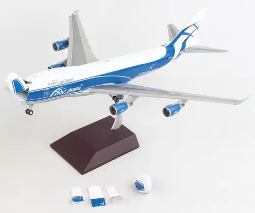 AirBridge Cargo ABC Boeing 747-400F 1:200 Scale Diecast Model by GeminiJets [VP-BIM] (Interactive)