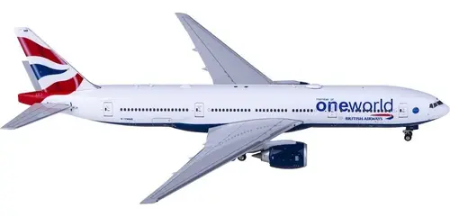 British Airways Boeing 777-200ER 1:400 Scale Diecast Model One World Livery by Phoenix [G-YMMR]