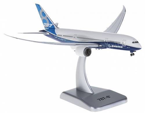 مجسم بوينغ B787-8 مقاس 1:400 حديد + قاعدة الجديدة