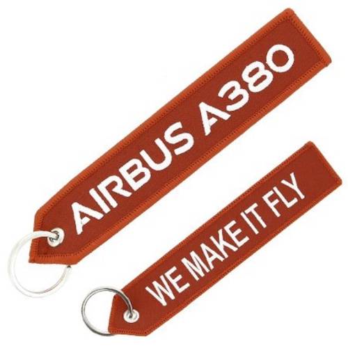 ميدالية مفاتيح طائرة A380 طول 16 سم من Airbus