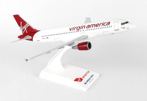 مجسم Virgin America ط A320 مقاس 1:150 بلاستيك صلب