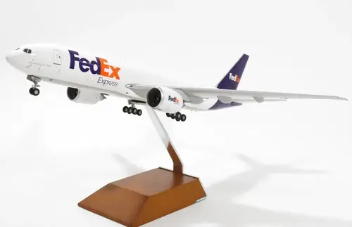 مجسم طائرة فيديكس B777-200LRF مقاس 1:200 حديد من GeminiJets تسجيل [N880FD]