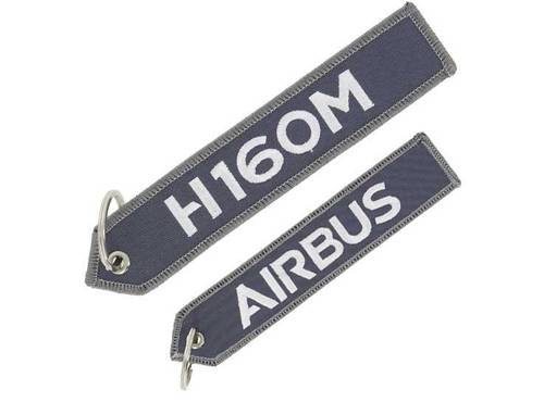 H160M Keyring 16 cm Length Embroidered Fabric from Airbus