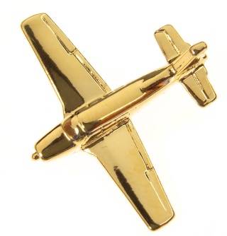 Beech Bonanza Pin Badge Gold Plated