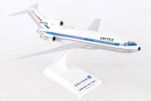 مجسم طيران يونايتد B727-100 مقاس 1:150 بلاستيك صلب