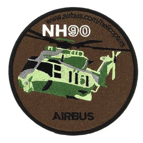 رقعة قماشية (باتش) مروحية NH90 مع التصاق بالحرارة