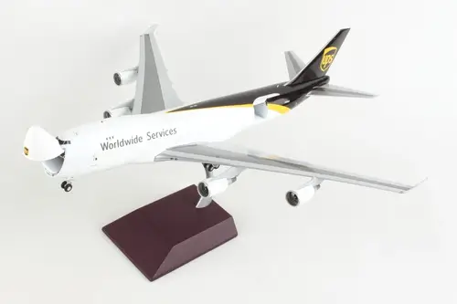 مجسم طائرة UPS للشحن B747-400F مقاس 1:200 حديد من GeminiJets تسجيل [N580UP]