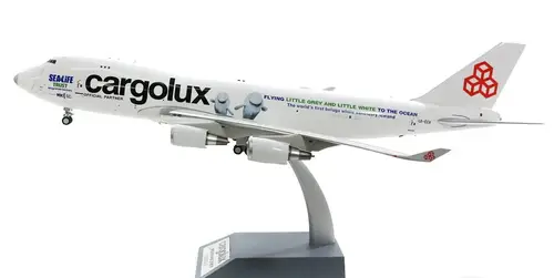 Cargolux Boeing 747-400LRF 1:200 Scale Diecast Model 
