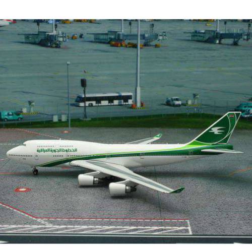 مجسم العراقية B747-400 مقاس 1:400 حديد