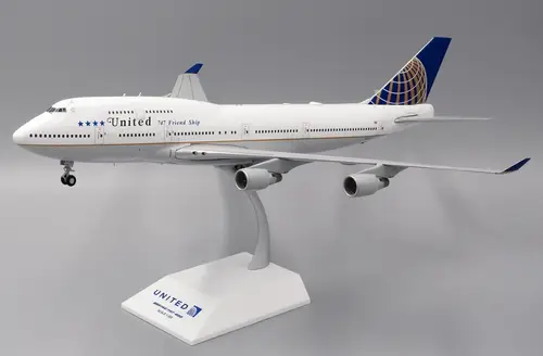 United Boeing 747-400 1:200 Scale Diecast Model 