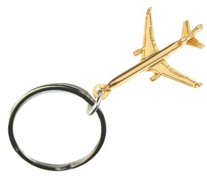 MD-11 Keyring Keychain Gold Plated