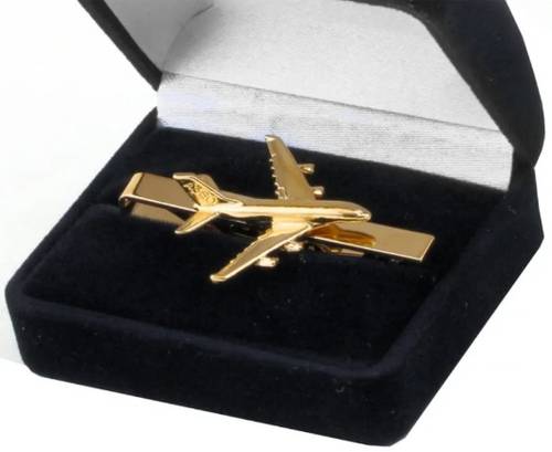 A380 Tie Bar Gold Plated