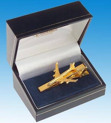 Boeing 747 Tie Bar Gold Plated