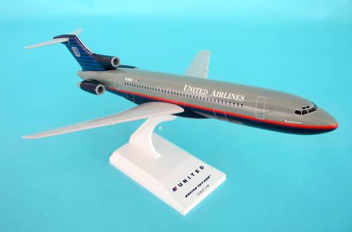 مجسم طيران يونايتد B727-200 مقاس 1:150 بلاستيك صلب