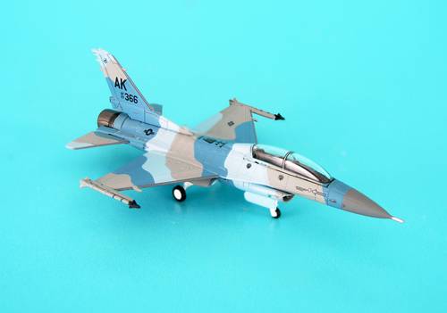 مجسم الجوية الأمريكية F-16D BLK30 مقاس 1:200 حديد