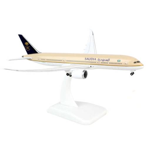 مجسم السعودية B787-9 مقاس 1:400 حديد + قاعدة