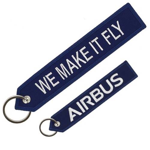 ميدالية مفاتيح WE MAKE IT FLY لون أزرق من Airbus