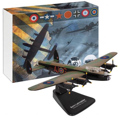 مجسم قاذفة Lancaster مقاس 1:144 حديد +هدايا A50401