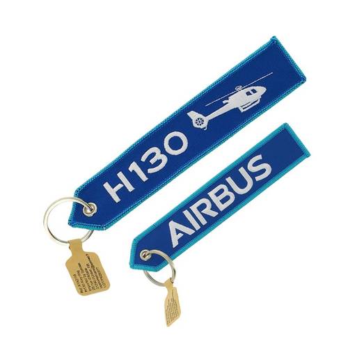 H130 Keyring 16 cm Length Embroidered Fabric from Airbus
