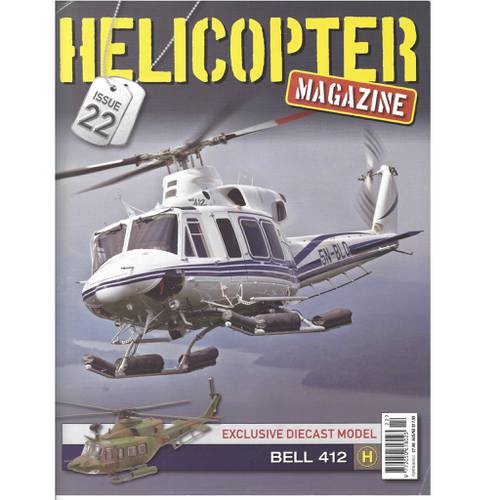 مجلة HELICOPTER مروحية Bell412 عدد رقم (22) C20217