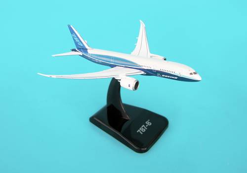 مجسم بوينغ B787-8 مقاس 1:500 حديد + قاعدة
