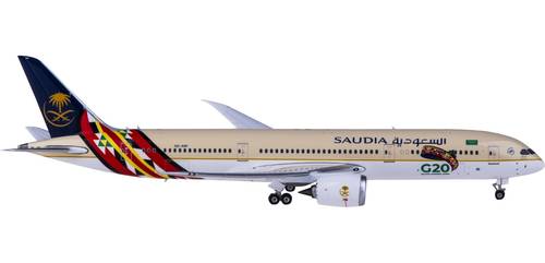 مجسم طائرة الخطوط السعودية B787-9 صبغة 