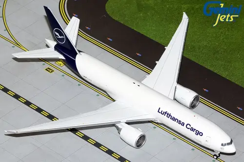 Lufthansa Cargo Boeing 777-200LRF 1:200 Scale Diecast Model by GeminiJets [D-ALFA]