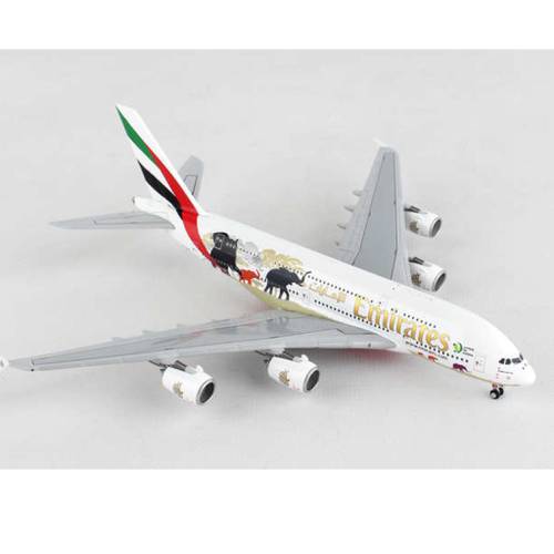 مجسم الإماراتية A380 صبغة Wildlife #2مقاس1:400حديد