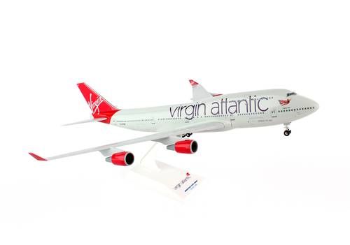 مجسم Virgin Atlantic ط B747-400 مقاس1:200 بلاستيك صلب