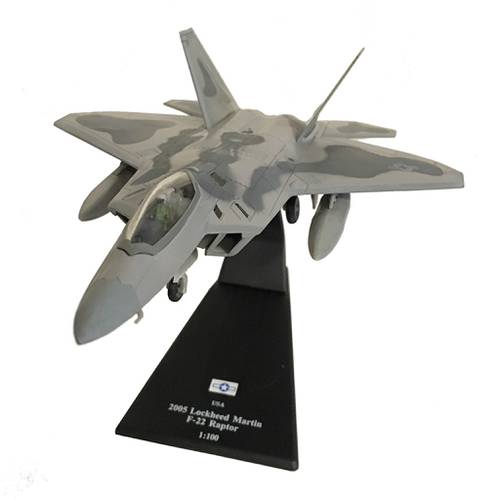 مجسم مقاتلة F-22 مقاس ١:١٠٠ حديد خفيف B40202