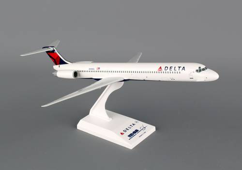 مجسم طيران ديلتا MD-80 مقاس 1:150 بلاستيك صلب