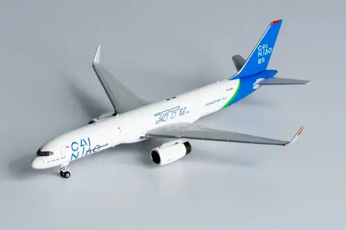 مجسم طائرة طيران Aviastar-TU للشحن B757-200PCF مقاس 1:400 حديد من NG Models تسجيل [VQ-BGG]