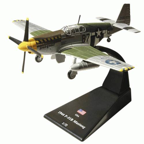 مجسم مقاتلة P-51 مقاس 1:72 حديد خفيف
