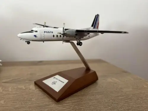 Air France Poste Fokker F-27-500 Friendship 1:200 Scale Diecast Model by JC Wings [F-BPUJ]
