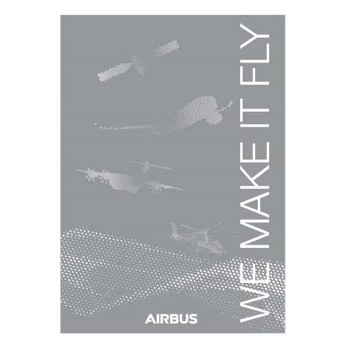 دفتر ملاحظات شعار Airbus مقاس A4 مسطر 25 ورقة