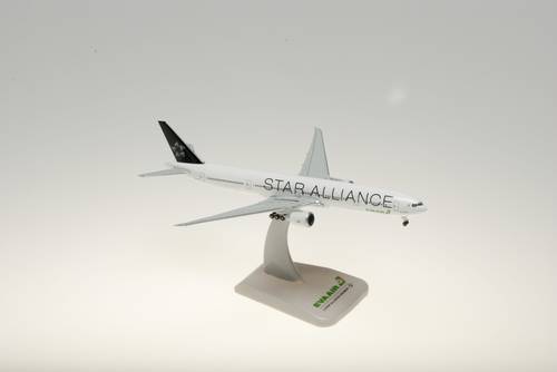 مجسم EVA ط B777-300ER مقاس 1:500 حديد + قاعدة STAR