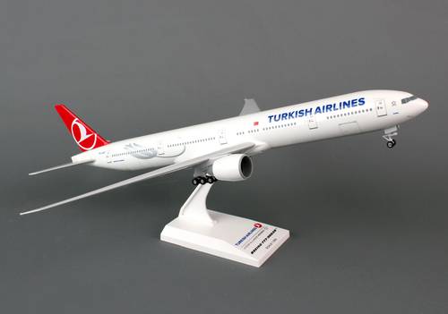 Turkish Airlines Boeing 777-300ER 1:200 Scale Model by Skymarks [TC-JJO]