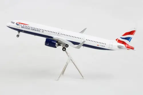 British Airways Airbus A321neo 1:200 Scale Diecast Model by GeminiJets [G-NEOR]